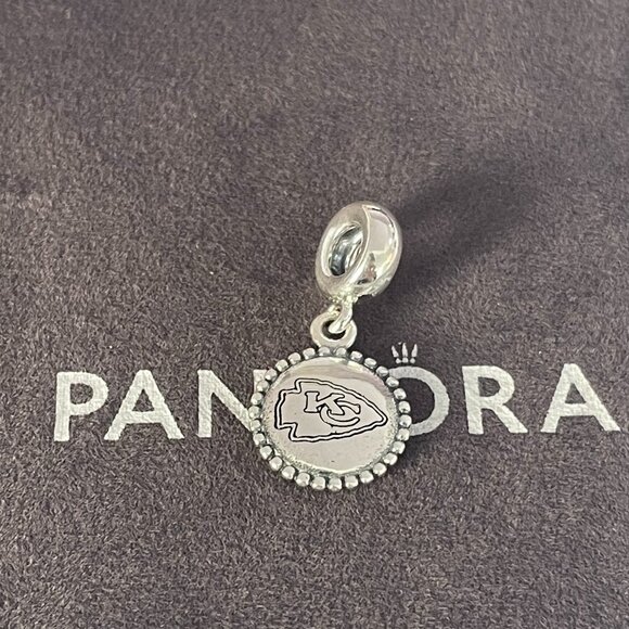 Pandora Jewelry - Pandora Kansas City Chiefs Football Arrowhead Dangle Charm Womens